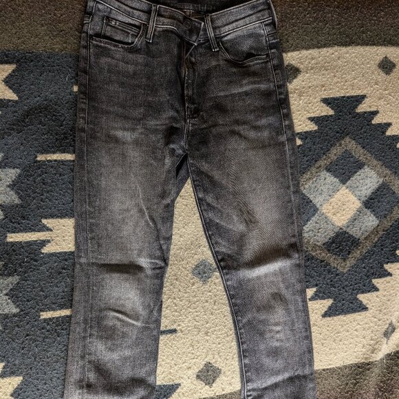 MOTHER Distressed Black Jeans, Size 26 - Picture 1 of 3